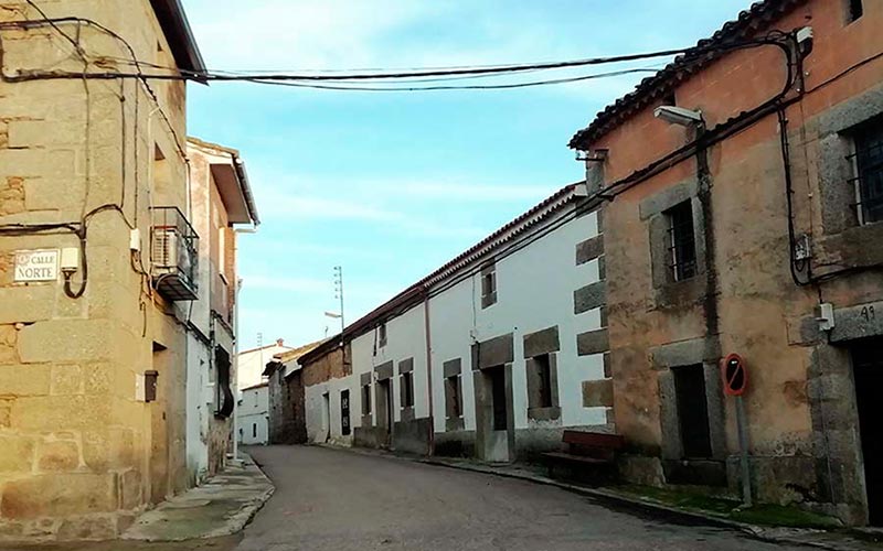 Arquitectura popular de Pelahustán - Calle Larga